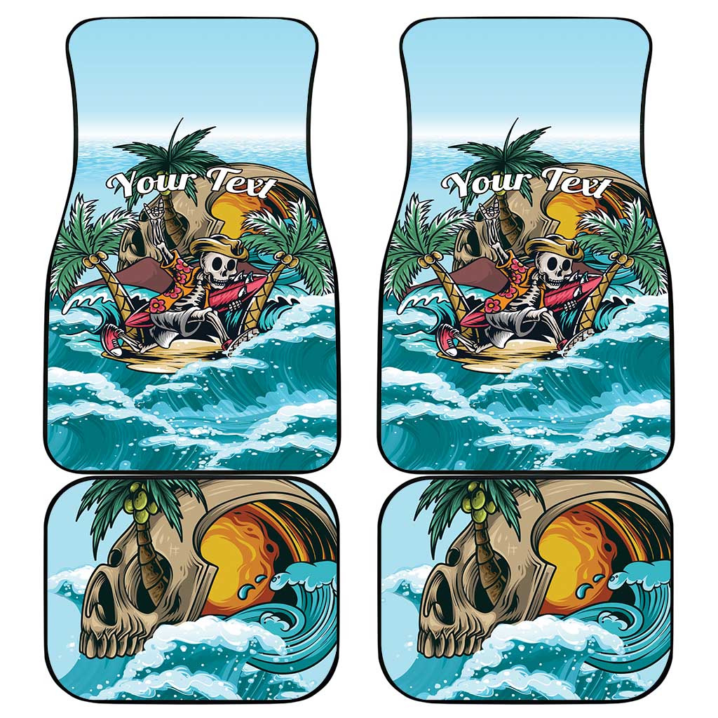 Aloha Hawaii Skeleton Car Mats Tropical Summer Vibe - Wonder Print Shop