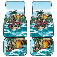 Aloha Hawaii Skeleton Car Mats Tropical Summer Vibe - Wonder Print Shop