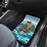 Aloha Hawaii Skeleton Car Mats Tropical Summer Vibe - Wonder Print Shop