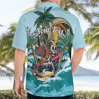 Personalized Aloha Hawaii Skeleton Hawaiian Shirt Tropical Summer Vibe - Wonder Print Shop