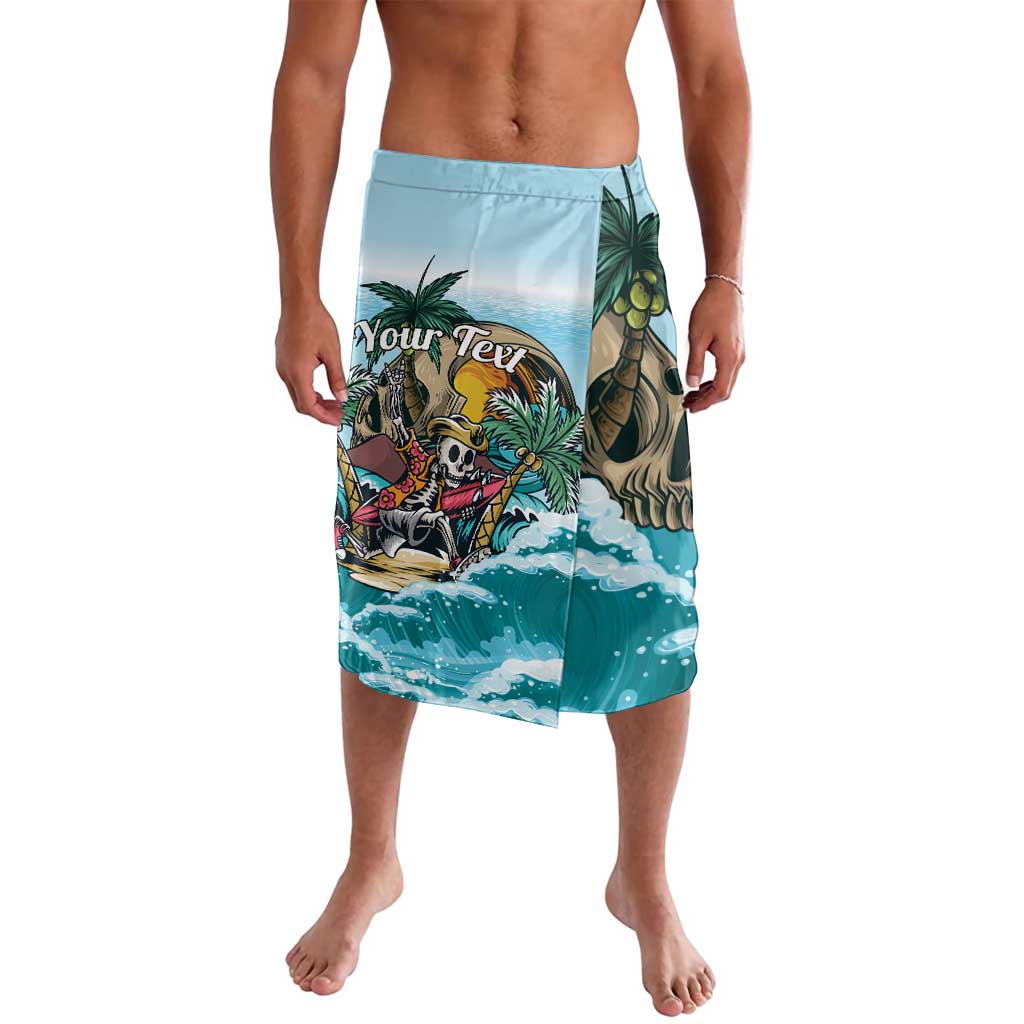 Personalized Aloha Hawaii Skeleton Lavalava Tropical Summer Vibe - Wonder Print Shop