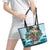 Aloha Hawaii Skeleton Leather Tote Bag Tropical Summer Vibe - Wonder Print Shop