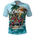 Personalized Aloha Hawaii Skeleton Polo Shirt Tropical Summer Vibe - Wonder Print Shop