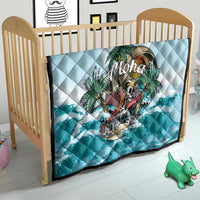 Aloha Hawaii Skeleton Quilt Tropical Summer Vibe - Wonder Print Shop