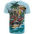 Personalized Aloha Hawaii Skeleton T Shirt Tropical Summer Vibe - Wonder Print Shop