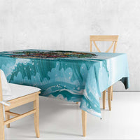 Aloha Hawaii Skeleton Tablecloth Tropical Summer Vibe - Wonder Print Shop