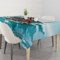 Aloha Hawaii Skeleton Tablecloth Tropical Summer Vibe - Wonder Print Shop