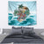Aloha Hawaii Skeleton Tapestry Tropical Summer Vibe - Wonder Print Shop