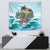 Aloha Hawaii Skeleton Tapestry Tropical Summer Vibe - Wonder Print Shop
