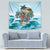 Aloha Hawaii Skeleton Tapestry Tropical Summer Vibe - Wonder Print Shop