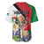 Personalized Palestine Baseball Jersey Mountain Gazelle With Faqqua Iris - Wonder Print Shop