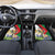 Palestine Car Mats Mountain Gazelle With Faqqua Iris - Wonder Print Shop