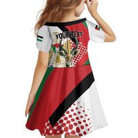 Personalized Palestine Family Matching Off Shoulder Maxi Dress and Hawaiian Shirt Mountain Gazelle With Faqqua Iris - Wonder Print Shop