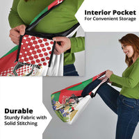 Palestine Grocery Bag Mountain Gazelle With Faqqua Iris