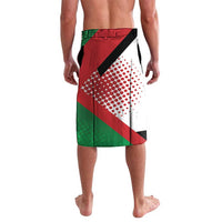 Personalized Palestine Lavalava Mountain Gazelle With Faqqua Iris - Wonder Print Shop