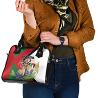 Palestine Shoulder Handbag Mountain Gazelle With Faqqua Iris