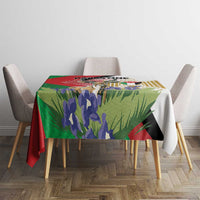 Palestine Tablecloth Mountain Gazelle With Faqqua Iris - Wonder Print Shop