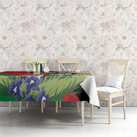 Palestine Tablecloth Mountain Gazelle With Faqqua Iris - Wonder Print Shop