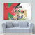 Palestine Tapestry Mountain Gazelle With Faqqua Iris - Wonder Print Shop