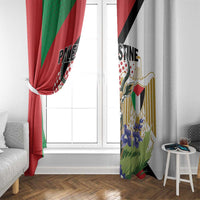 Palestine Window Curtain Mountain Gazelle With Faqqua Iris - Wonder Print Shop