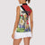 Personalized Palestine Women Sleeveless Polo Shirt Mountain Gazelle With Faqqua Iris - Wonder Print Shop