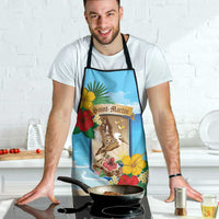 Collectivity of Saint Martin Apron Hibiscus Flowers Tropical Beach - Wonder Print Shop