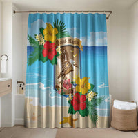 Collectivity of Saint Martin Bathroom Set Hibiscus Flowers Tropical Beach - Wonder Print Shop
