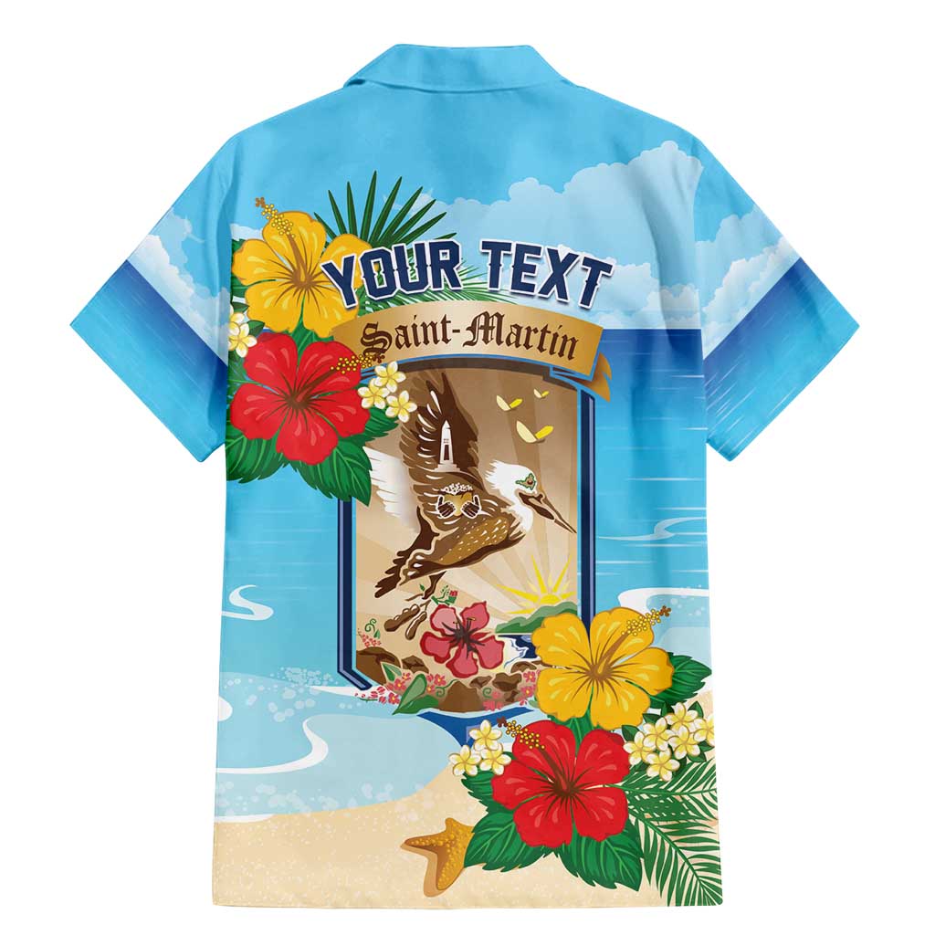 Personalized Collectivity of Saint Martin Family Matching Mermaid Dress and Hawaiian Shirt Hibiscus Flowers Tropical Beach - Wonder Print Shop