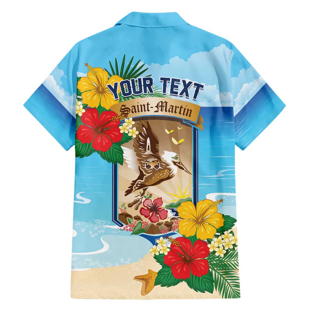 Personalized Collectivity of Saint Martin Family Matching Short Sleeve Bodycon Dress and Hawaiian Shirt Hibiscus Flowers Tropical Beach - Wonder Print Shop