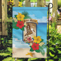 Collectivity of Saint Martin Garden Flag Hibiscus Flowers Tropical Beach - Wonder Print Shop