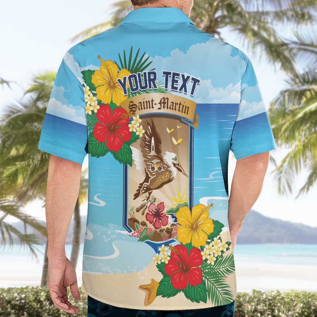 Personalized Collectivity of Saint Martin Hawaiian Shirt Hibiscus Flowers Tropical Beach - Wonder Print Shop