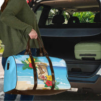 Collectivity of Saint Martin Travel Bag Hibiscus Flowers Tropical Beach - Wonder Print Shop