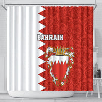 bahrain-independence-day-shower-curtain-bahrayn-coat-of-arms-floral-pattern