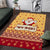 New Jersey Christmas Area Rug Cheerful Santa Claus Xmas Pattern - Wonder Print Shop