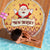 New Jersey Christmas Beach Blanket Cheerful Santa Claus Xmas Pattern - Wonder Print Shop