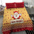 New Jersey Christmas Bedding Set Cheerful Santa Claus Xmas Pattern - Wonder Print Shop