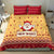 New Jersey Christmas Bedding Set Cheerful Santa Claus Xmas Pattern - Wonder Print Shop