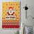 New Jersey Christmas Canvas Wall Art Cheerful Santa Claus Xmas Pattern - Wonder Print Shop