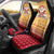 New Jersey Christmas Car Seat Cover Cheerful Santa Claus Xmas Pattern - Wonder Print Shop