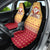 New Jersey Christmas Car Seat Cover Cheerful Santa Claus Xmas Pattern - Wonder Print Shop