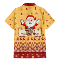 New Jersey Christmas Family Matching Mermaid Dress and Hawaiian Shirt Cheerful Santa Claus Xmas Pattern - Wonder Print Shop