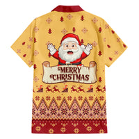 New Jersey Christmas Family Matching Off Shoulder Maxi Dress and Hawaiian Shirt Cheerful Santa Claus Xmas Pattern - Wonder Print Shop