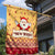 New Jersey Christmas Garden Flag Cheerful Santa Claus Xmas Pattern - Wonder Print Shop