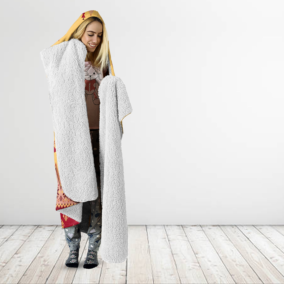 new-jersey-christmas-hooded-blanket-cheerful-santa-claus-xmas-pattern