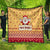 New Jersey Christmas Quilt Cheerful Santa Claus Xmas Pattern - Wonder Print Shop
