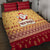 New Jersey Christmas Quilt Bed Set Cheerful Santa Claus Xmas Pattern - Wonder Print Shop