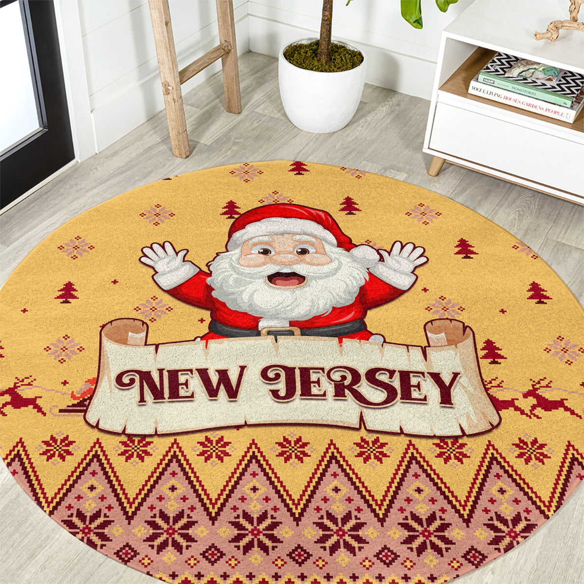new-jersey-christmas-round-carpet-cheerful-santa-claus-xmas-pattern