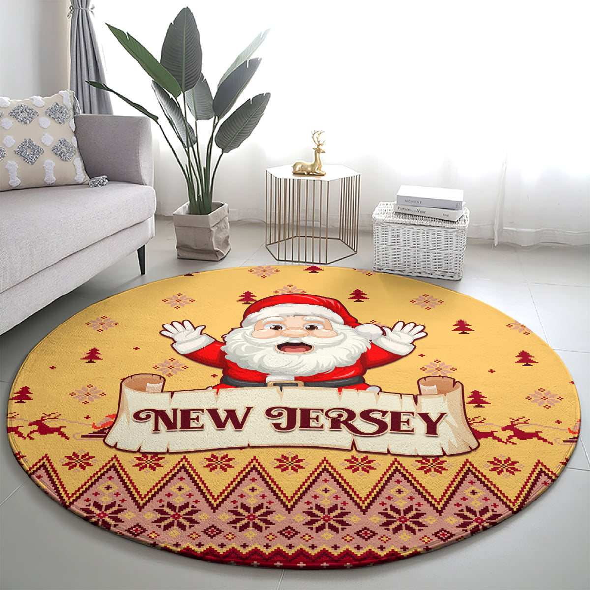 new-jersey-christmas-round-carpet-cheerful-santa-claus-xmas-pattern