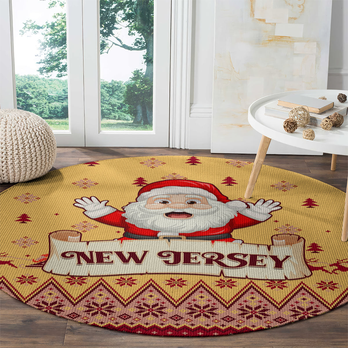 new-jersey-christmas-round-carpet-cheerful-santa-claus-xmas-pattern