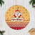 New Jersey Christmas Tree Skirt Cheerful Santa Claus Xmas Pattern - Wonder Print Shop